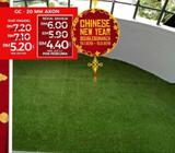 CHINESE NEW YEAR DOUBLE BONANZA FOR GRASS CARPET