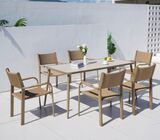 Hainan Poolside Round Dining Table Set